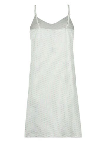 SHORT STORIES Nachthemd in Creme/ Hellblau