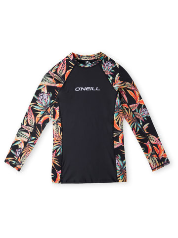 O'Neill Badeshirt "Printed" in Schwarz/ Bunt