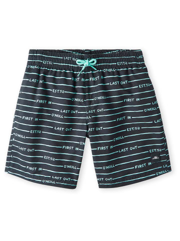 O'Neill Badeshorts "All Year" in Schwarz/ Türkis