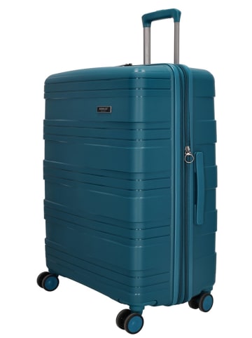 Beagles 3tlg. Hardcase-Trolleyset in Blau