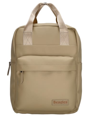 Beagles Rucksack in Beige - (B)22 x (H)30 x (T)10 cm