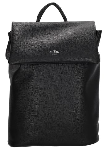 Charm Rucksack in Schwarz - (B)30 x (H)35 x (T)12 cm
