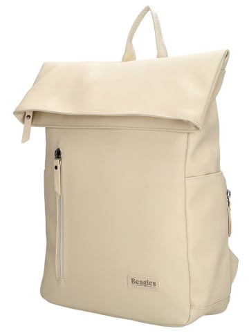 Beagles Rucksack in Beige - (B)28 x (H)42 x (T)10 cm