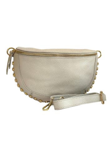 Florence Bags Leren borstbuidel "Starly" crème - (B)25 x (H)16 x (T)8 cm