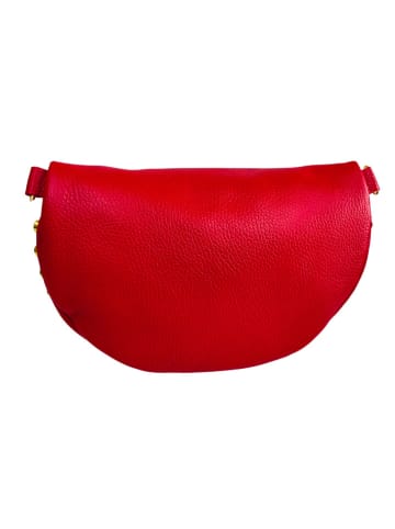Florence Bags Leder-Brustbeutel "Starly" in Rot - (B)25 x (H)16 x (T)8 cm