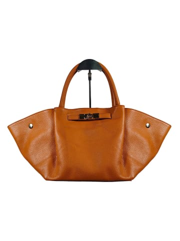 Florence Bags Leren handtas "Enfola" lichtbruin - (B)50 x (H)22 x (D)17 cm
