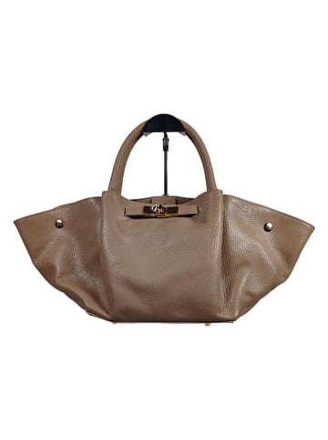 Florence Bags Leren handtas "Enfola" lichtbruin - (B)50 x (H)22 x (D)17 cm