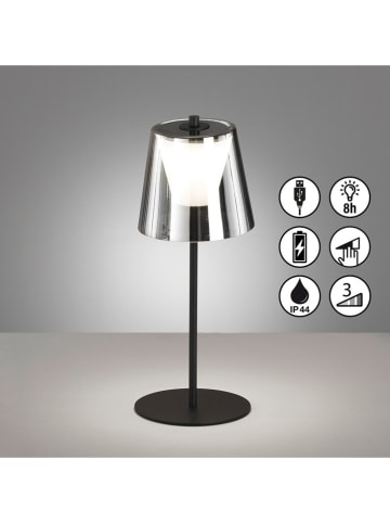 FH Lighting LED-Tischleuchte "Marbella" in Schwarz - (H)35 x Ø 14 cm