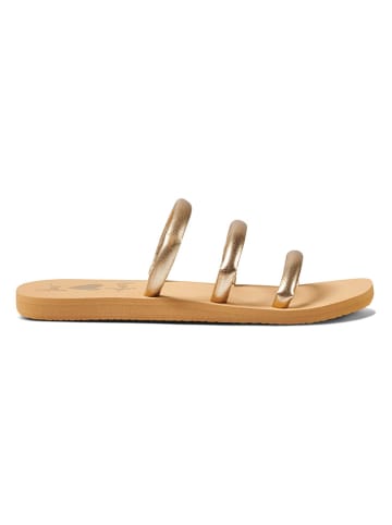 Reef Slippers beige/goudkleurig