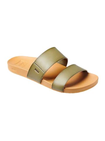 Reef Slippers lichtbruin/olijfgroen