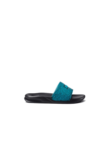 Reef Slippers "Reef" zwart/turquoise
