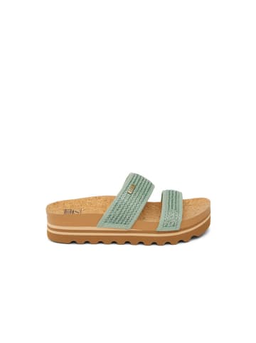 Reef Plateauslippers "Cushion Vista" turquoise