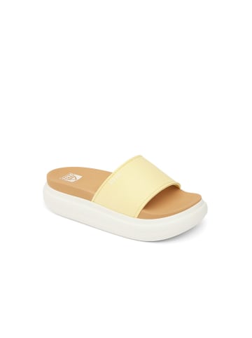Reef Plateauslippers "Cushion Bondi Bay" geel