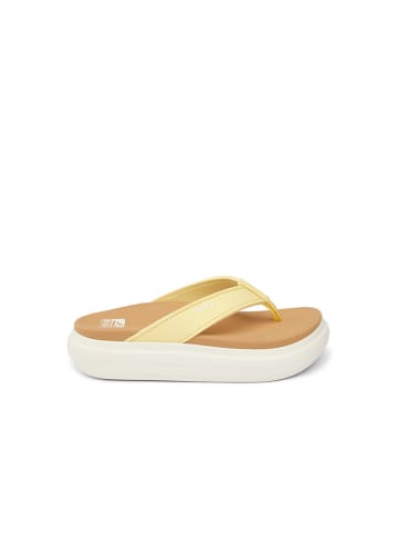 Reef Plateauteenslippers "Cushion Bondi" geel