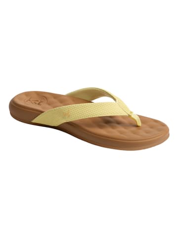 Reef Teenslippers "Cushion Harmony" geel