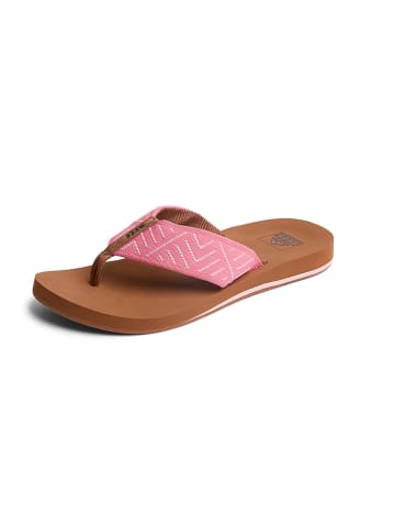Reef Japonki "Reef Spring Woven" w kolorze różowym