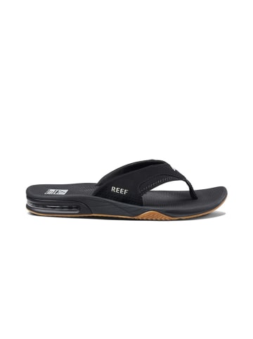 Reef Teenslippers "Fanning" zwart