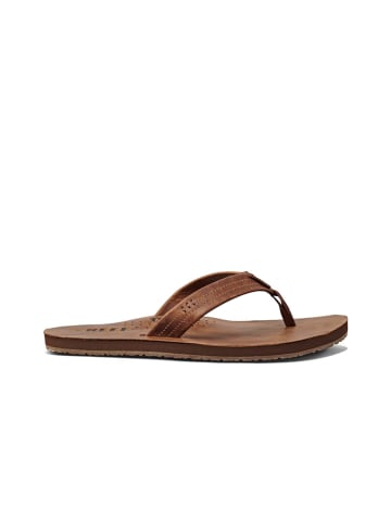Reef Leren teenslippers "Reef" bruin