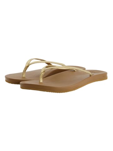 Reef Zehentrenner in Gold/ Hellbraun