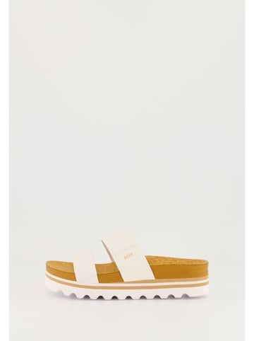 Reef Slippers lichtbruin/wit