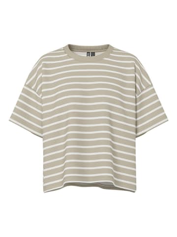 Pieces Shirt "Chilli" in Beige/ Weiß