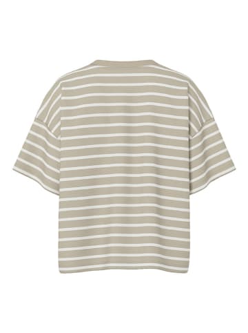 Pieces Shirt "Chilli" in Beige/ Weiß