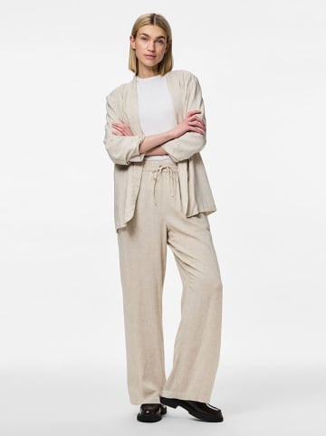 Pieces Broek "Pia" zandkleurig