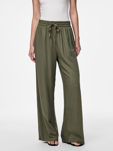 Pieces Broek "Pia" donkergroen