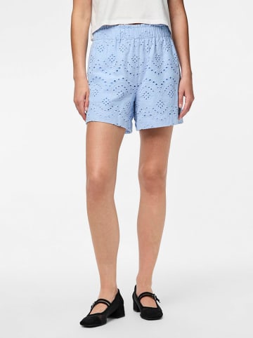Pieces Shorts "Vilde" in Hellblau