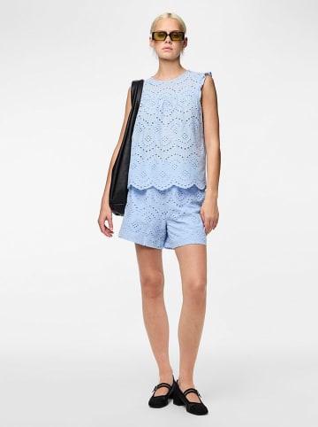 Pieces Shorts "Vilde" in Hellblau
