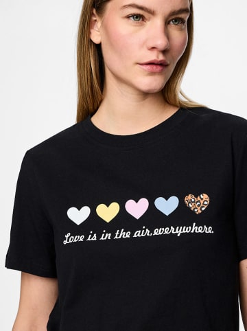 Pieces Shirt "Maria" in Schwarz