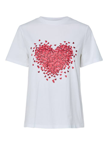 Pieces Shirt "Maria" in Weiß