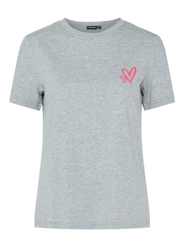 Pieces Shirt "Maria" lichtgrijs