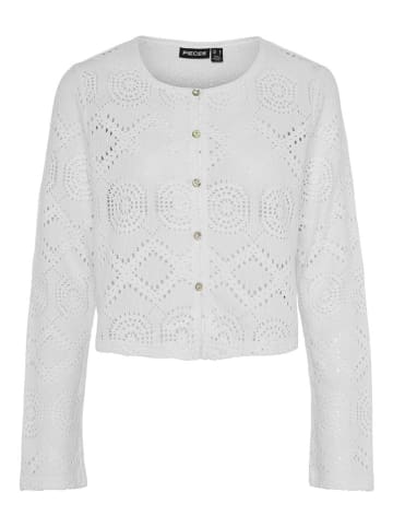Pieces Cardigan "Sonnie" in Weiß