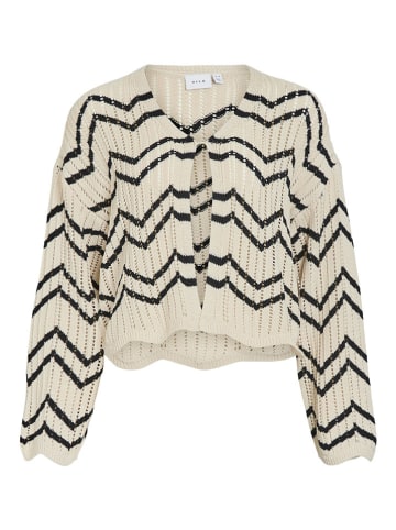 Vila Cardigan "Autra" in Creme/ Schwarz