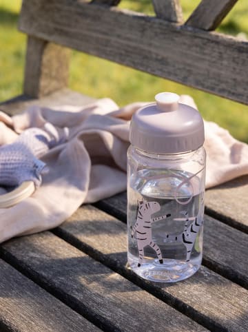 Sebra Trinkflasche "Teeny Toes" in Rosa/ Transparent - 500 ml