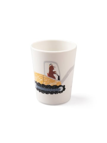 Sebra Becher "Busy Builders" in Creme/ Bunt