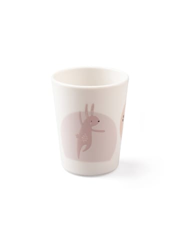Sebra Becher "Teeny Toes" in Creme/ Rosa