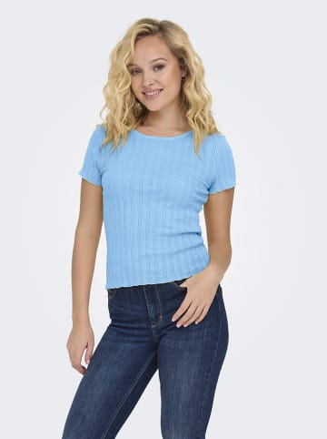 ONLY Shirt lichtblauw