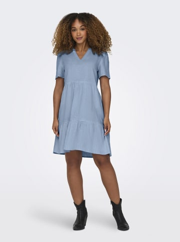 ONLY Kleid in Hellblau