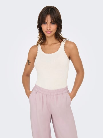 ONLY Top w kolorze białym
