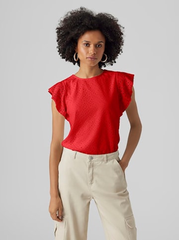 Vero Moda Koszulka w kolorze czerwonym