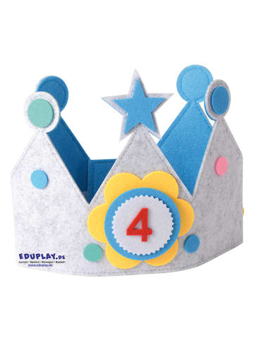 Eduplay Verjaardagskroon blauw
