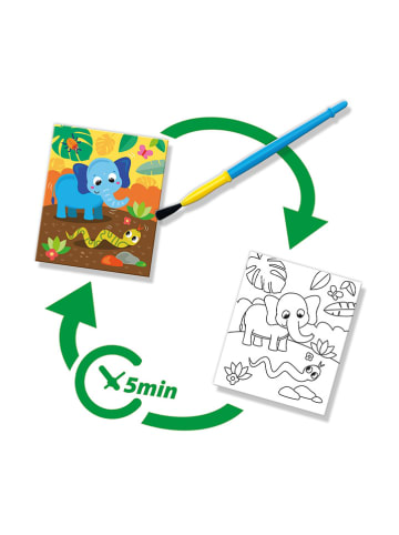 SES Malen mit Wasser Malbuch mit Wasserstift "Safari" - ab 3 Jahren