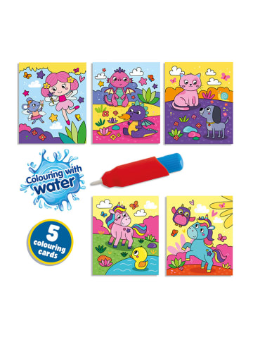 SES Malen mit Wasser Malbuch mit Wasserstift "Fantasie" - ab 3 Jahren