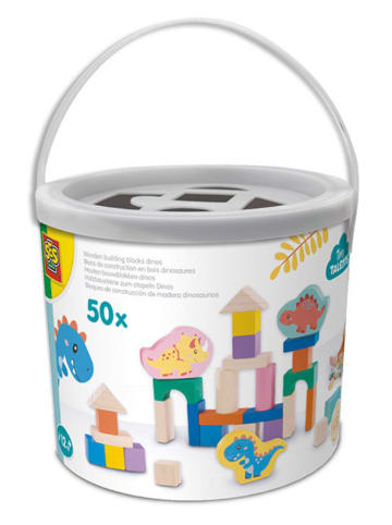 SES Klocki drewniane "Dinos" - 12 m+