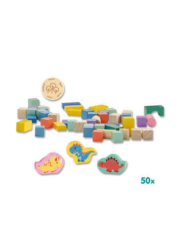 SES Klocki drewniane "Dinos" - 12 m+