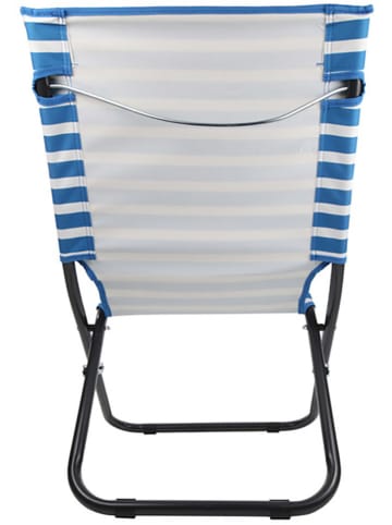 Regatta Klapstoel "Kruza" blauw/wit