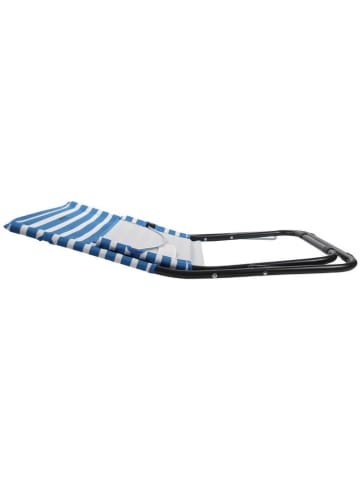 Regatta Klapstoel "Kruza" blauw/wit