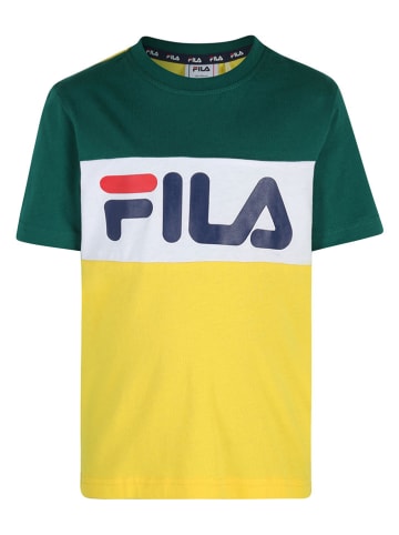 Fila Koszulka w kolorze żółto-zielonym
